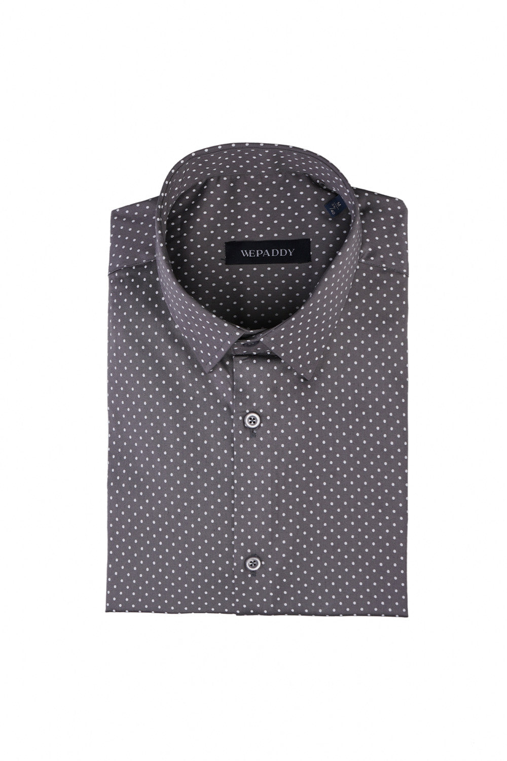 Grey Shirt With White Dots