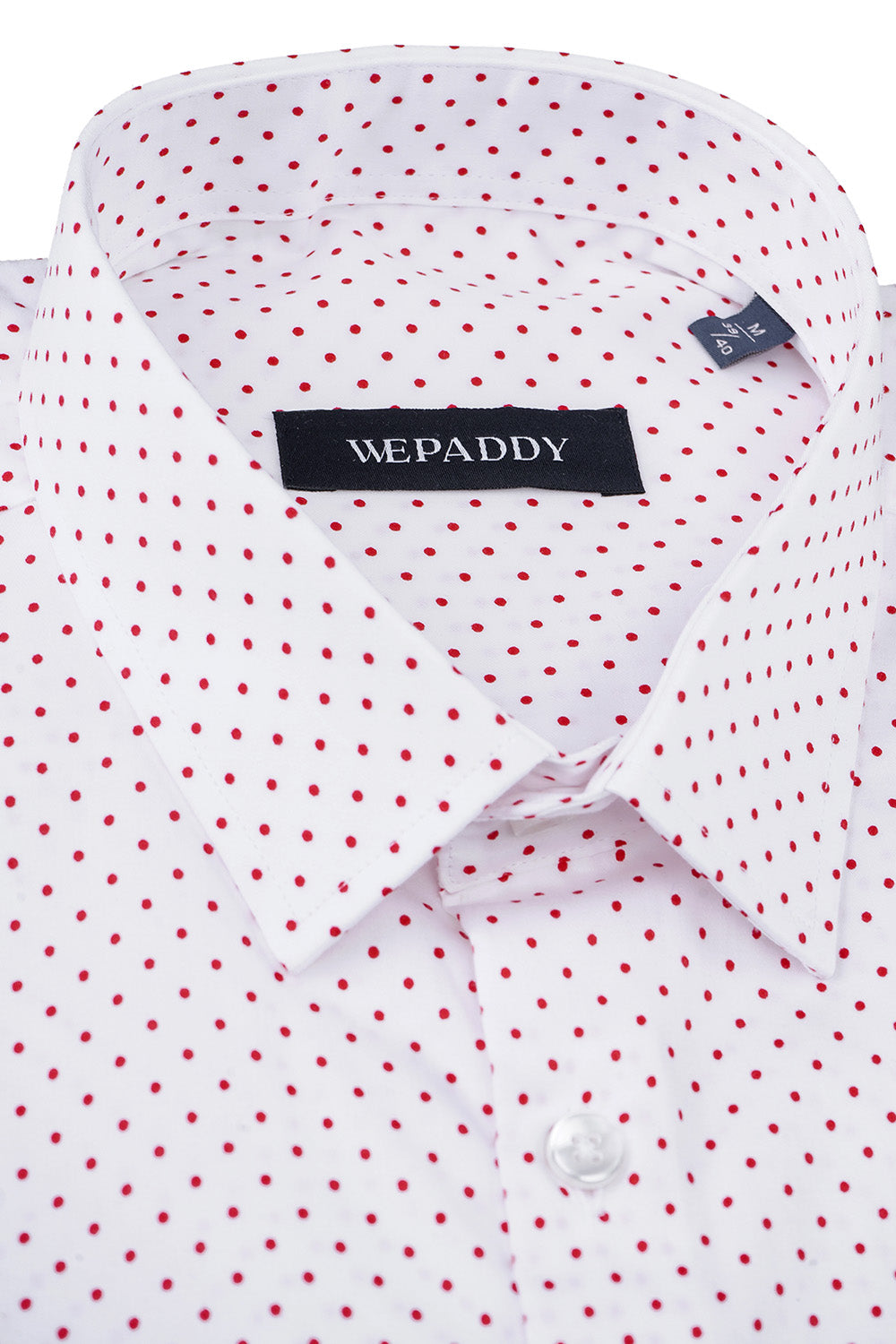 White Shirt With Red Dots